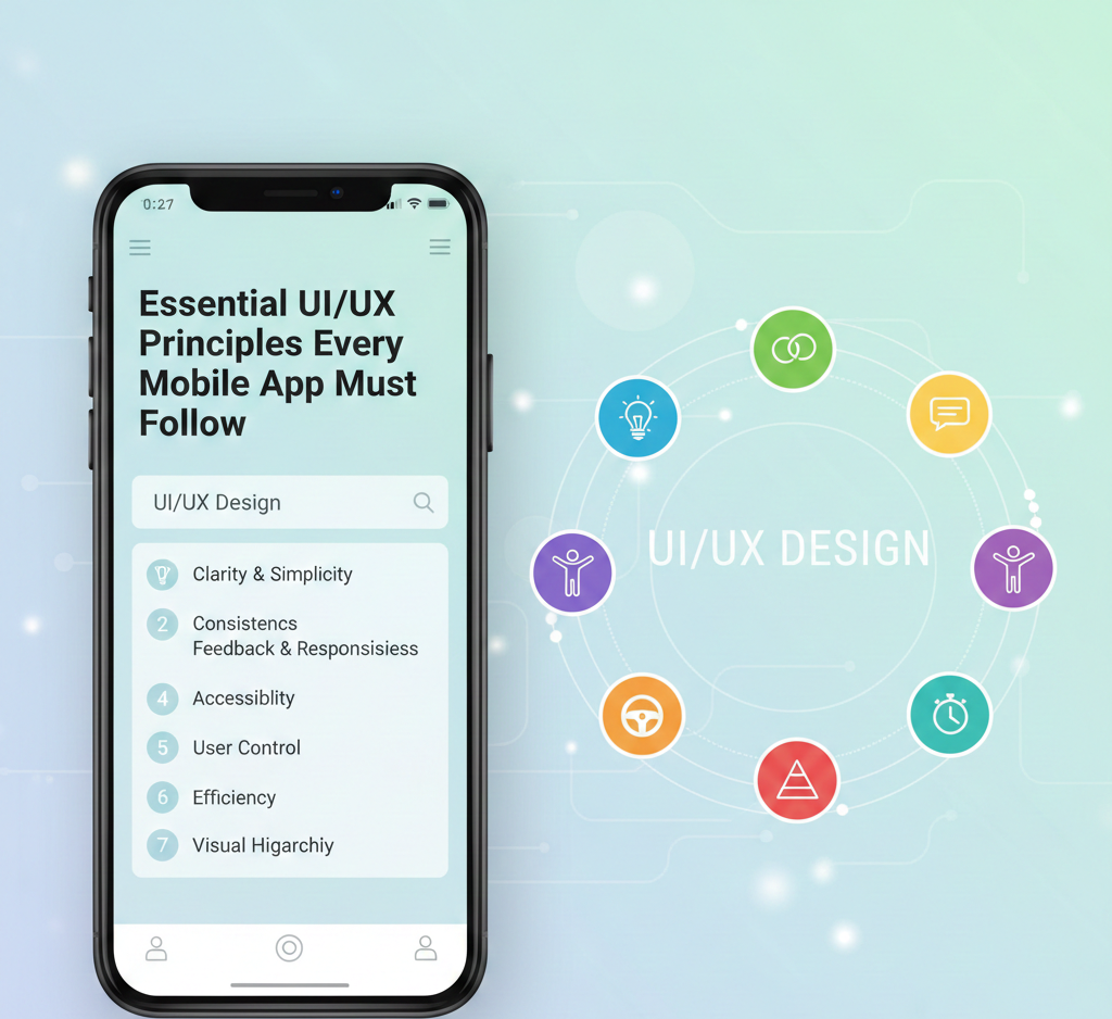 Essential UI/UX Principles Every Mobile App Must Follow